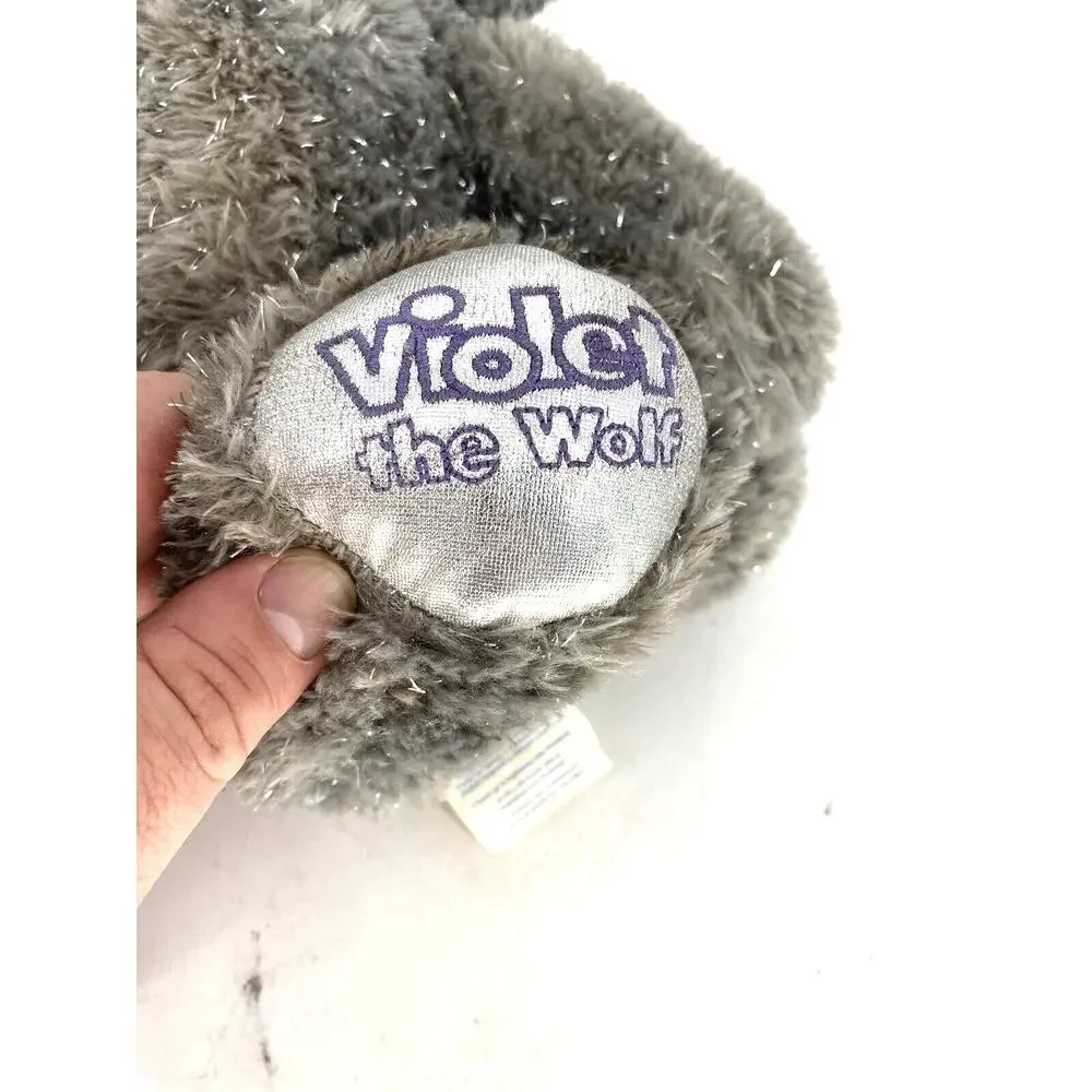 Build A Bear Violet Wolf 25th Anniversary Plush Gray Silver BAB Stuffed Animal
